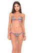 Luli Fama Lil Gem Crysta. Brazilian T/S Ruched Back